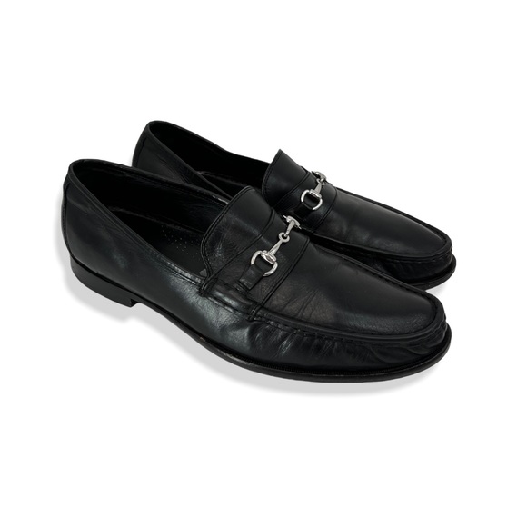 Cole Haan Other - Cole Haan Shoes Nike Air Horse Bit Loafers Black Silver Men's Size 13